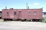 Northern Pacific wood side, truss rod bunk car NP #201970